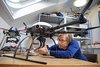 Urs Treier with drone